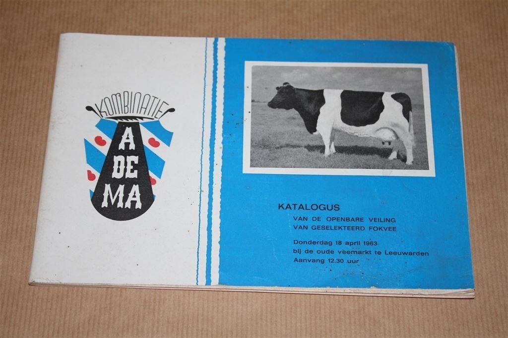 Katalogus veiling fokvee - Leeuwarden 1963 !!, Boeken, Ophalen of Verzenden, Gelezen, Katten