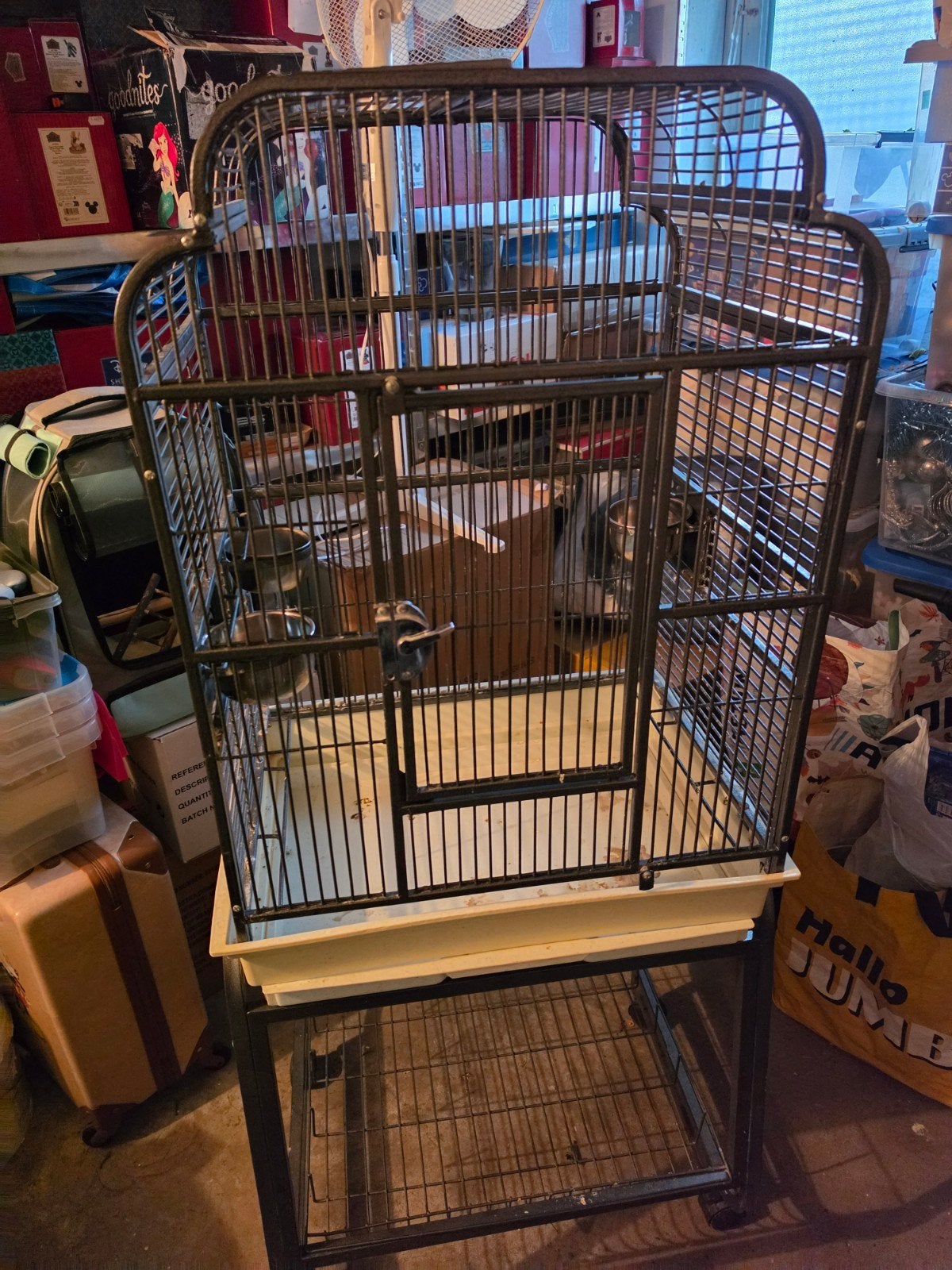 vogelkooi, Dieren en Toebehoren, Ophalen, Gebruikt, Metaal, Vogelkooi