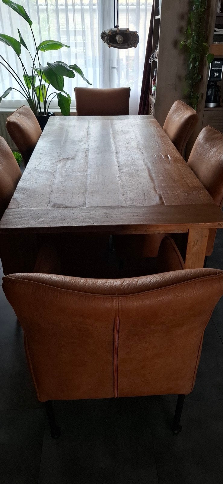 Massieve Oost-Indische tafel - 220x100 cm, Ophalen