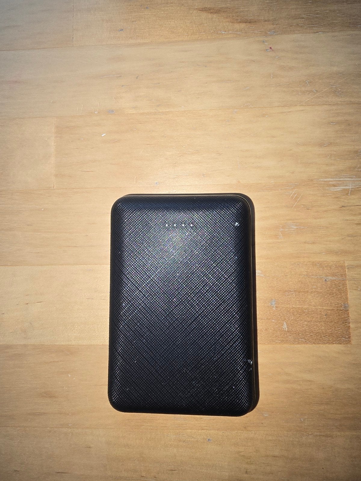 Zwarte Powerbank met 2 USB-aansluitingen, Ophalen, Gebruikt, Onbekend