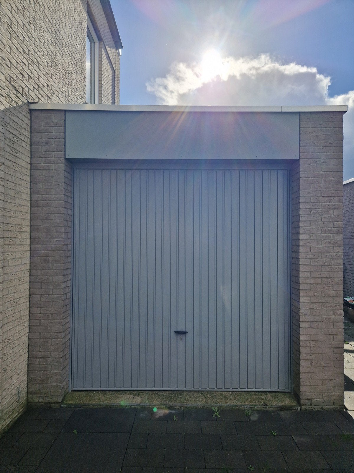 Garagedeur Novoferm, Doe-het-zelf en Verbouw, Ophalen, Gebruikt, Overige typen, 215 cm of meer