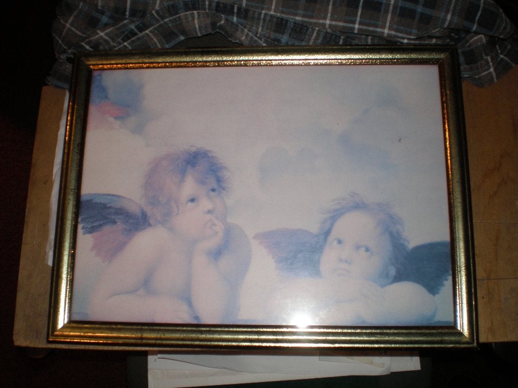 schilderij engelen, Overige stijlen, Portret of Personen, Overige ondergronden, Ophalen of Verzenden