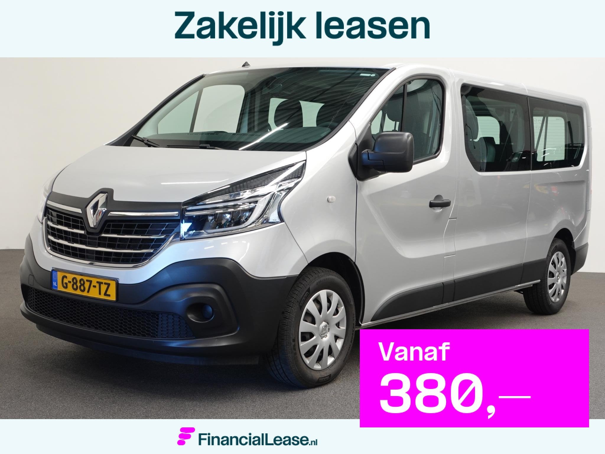 Renault Trafic Passenger 2.0 dCi 120 L2H1 9persoons PERSONEN, Auto's, Renault, Bedrijf, Lease, Financial lease, Trafic, ABS, Airconditioning