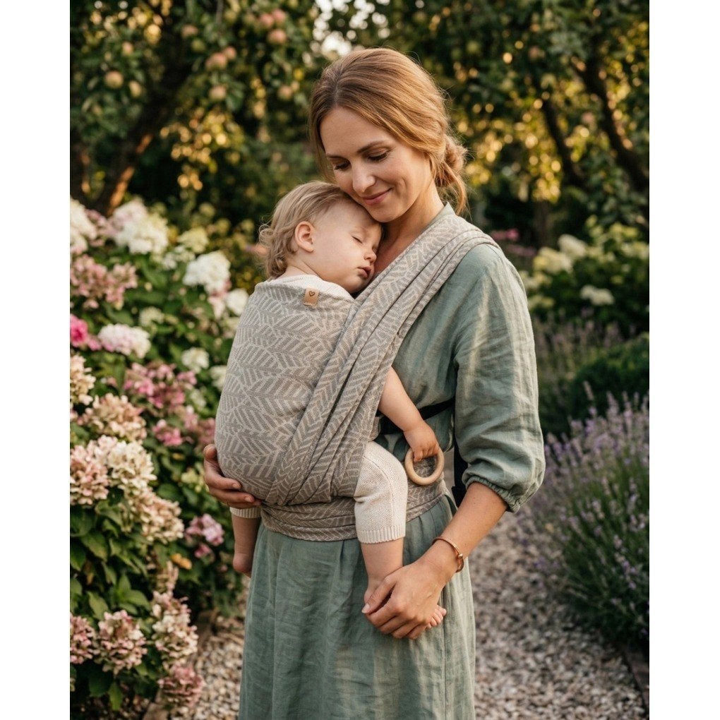 Draagdoek voor baby BeClose Leaves, Kinderen en Baby's, Ophalen, Zo goed als nieuw, Draagdoek, Overige merken