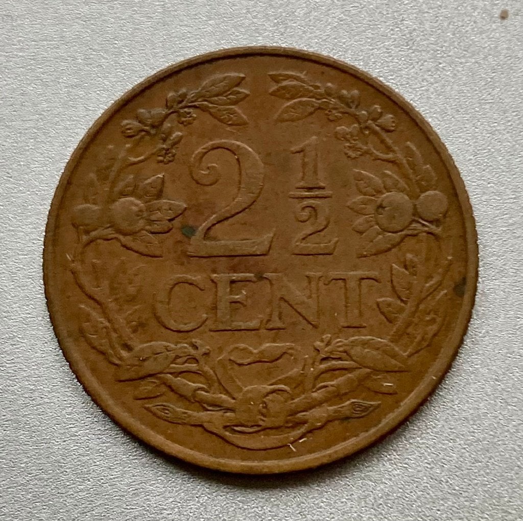 2 ½ Cent Nederlandse Antillen 1965, Verzenden, Koningin Juliana, Overige waardes, Losse munt