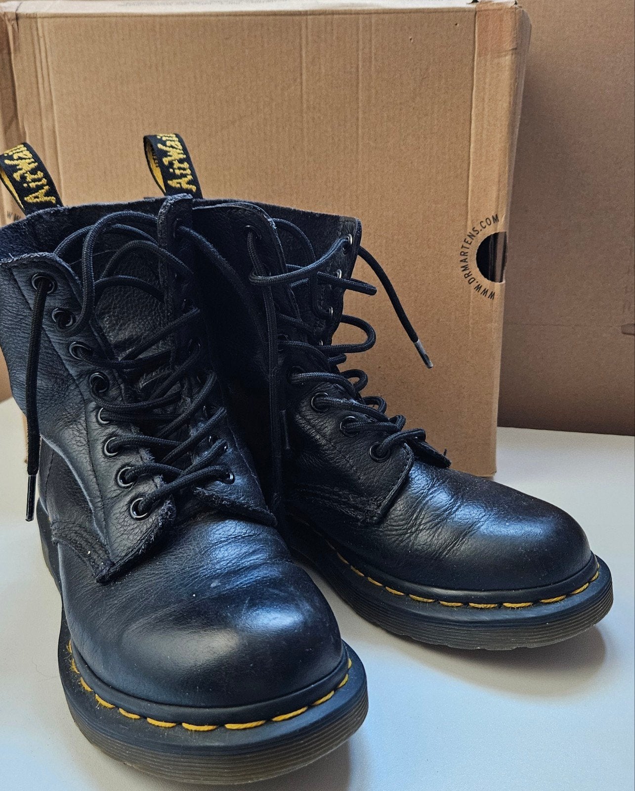 Dr. Martens Pascal boots, maat 38, zo goed als nieuw, Ophalen, Zwart, Lage of Enkellaarzen, Dr. Martens