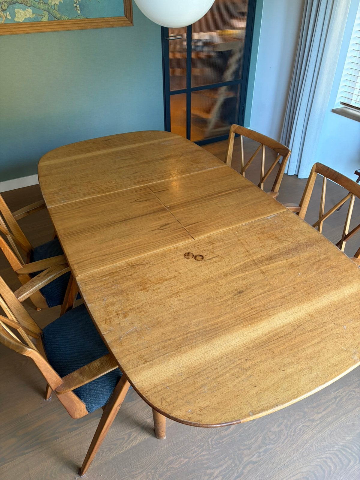 Tafel A.A. Patijn voor Zijlstra Joure, Ophalen, Gebruikt, 4 tot 6 stoelen