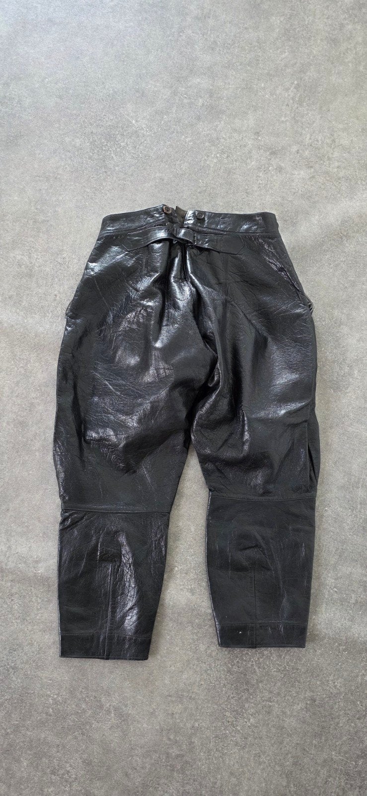 nederlandse leger korps motordienst leren broek 1938 gemarke, Motoren, Ophalen of Verzenden, Tweedehands, Broek | leer