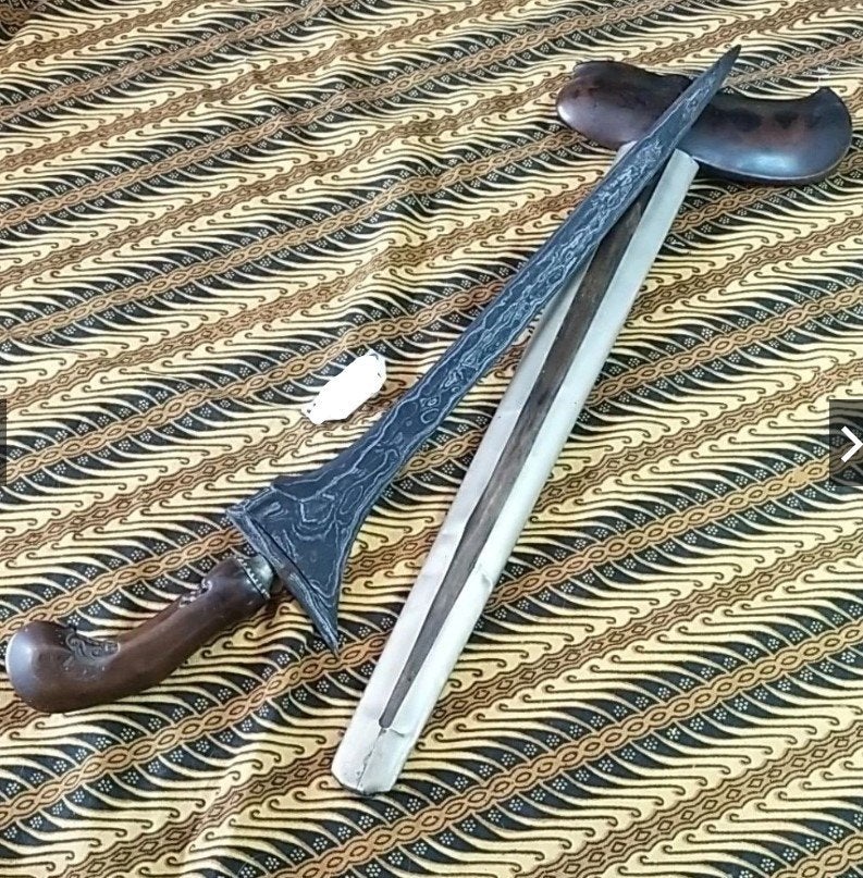Antieke Kris Mundarang PamorBeras Wutah Timoho Mataram KAD93, Verzenden, Overige materialen, Indonesië, Meerkleurig