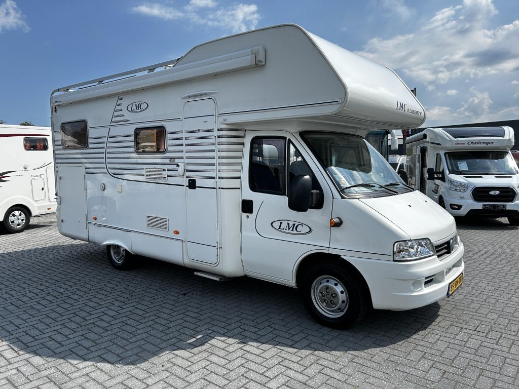 LMC Liberty A 620 xl-garage/128pk/bar-zit/2004/alkoof, Caravans en Kamperen, Alkoof, Fiat, 6 tot 7 meter, Bedrijf