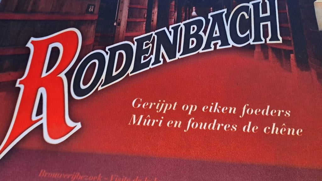 Rodenbach barmat - Gerijpt op eiken foeders, Verzamelen, Biermerken, Ophalen of Verzenden, Zo goed als nieuw, Glas of Glazen, Overige merken
