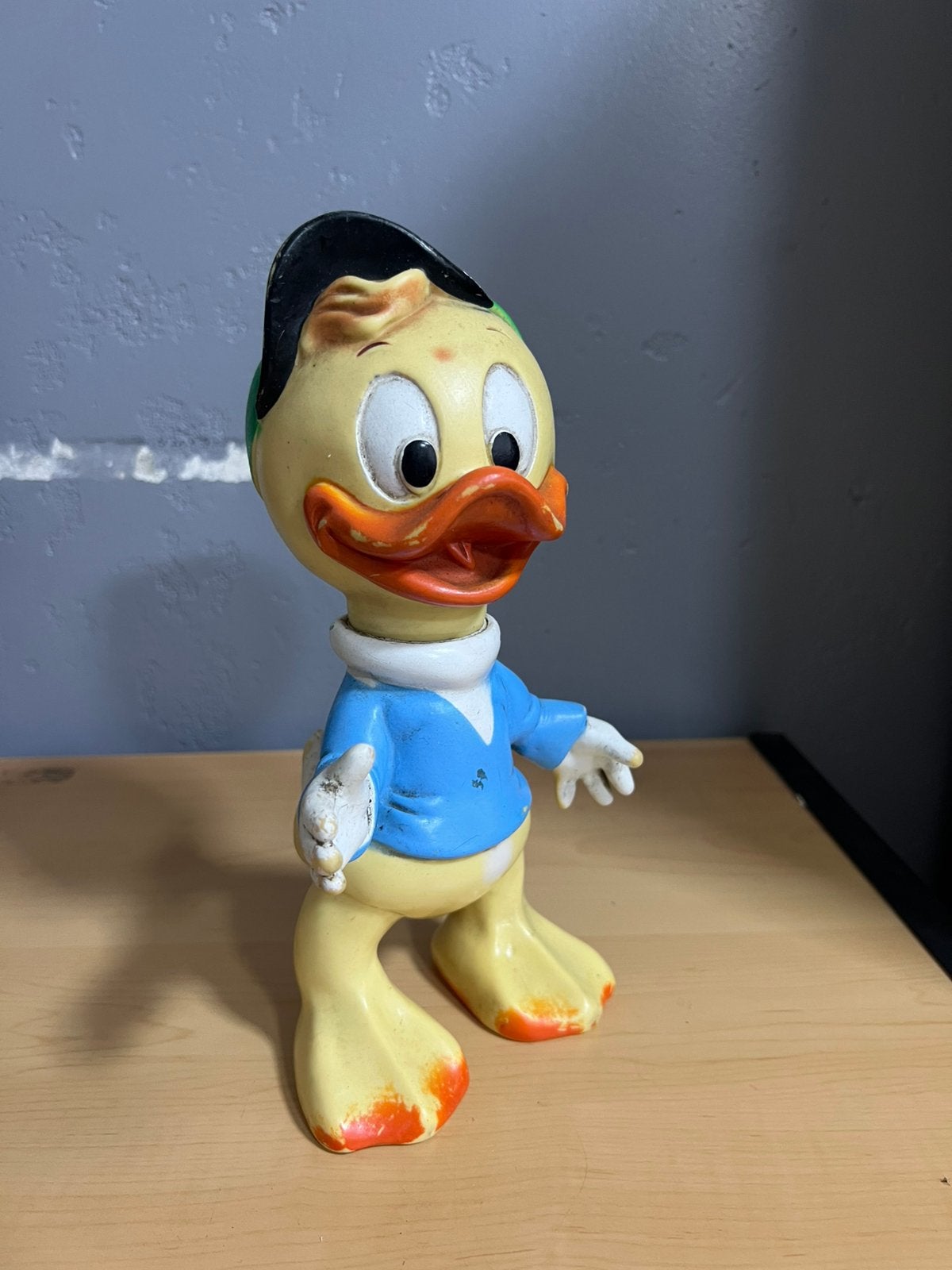 Walt Disney Kwik Kwek Kwak Ledra Vintage 1962 goede staat, Verzamelen, Ophalen of Verzenden, Overige figuren, Gebruikt, Beeldje of Figuurtje