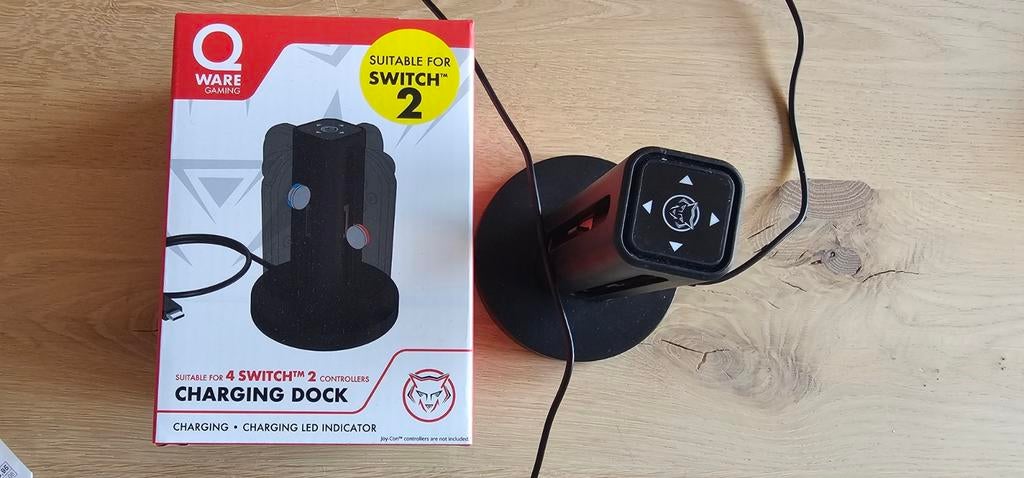qWare Controller Oplader voor Nintendo Switch 2, Spelcomputers en Games, Spelcomputers | Nintendo Consoles | Accessoires, Nieuw