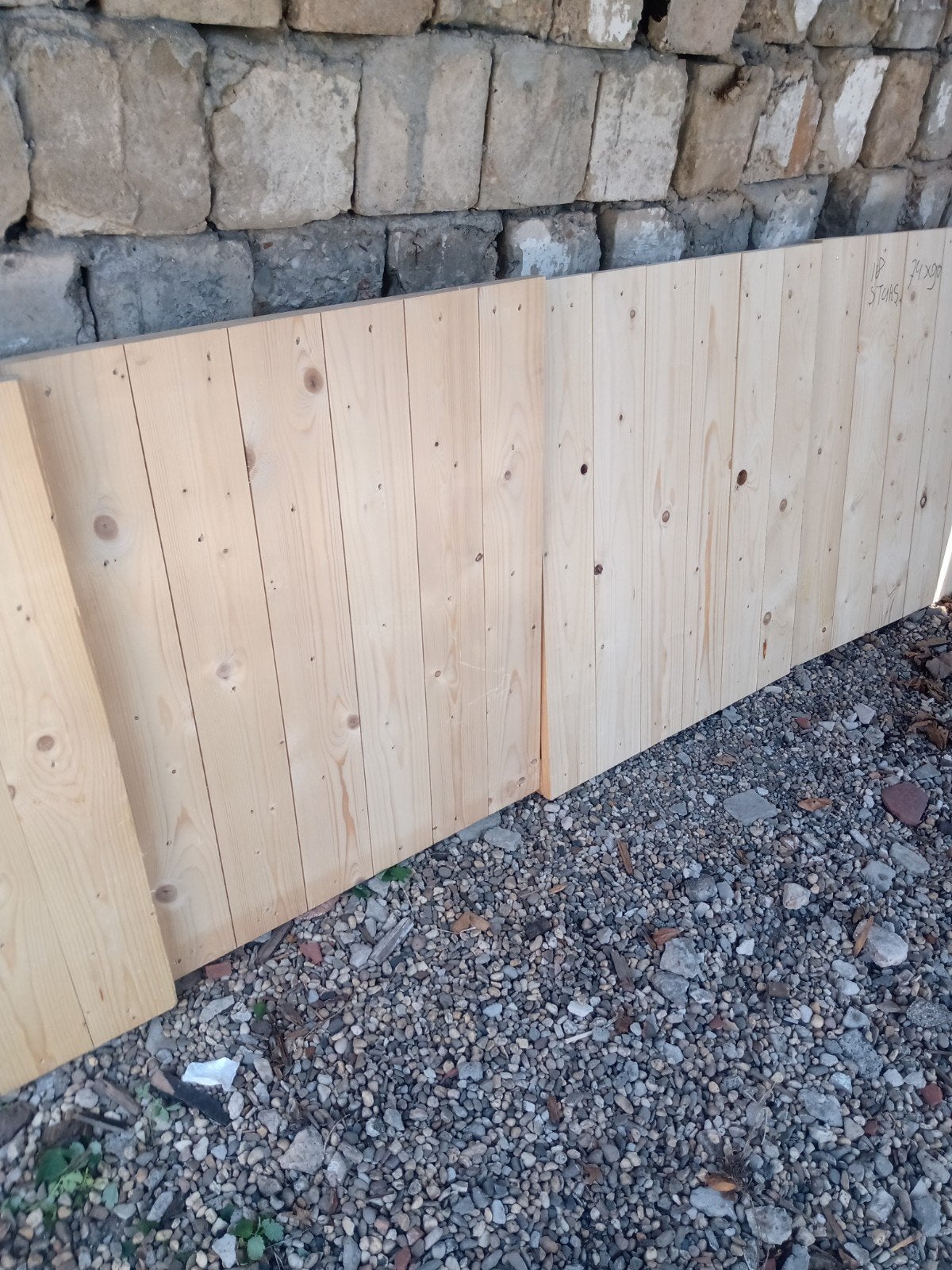 Mooie houten panelen vurenhout 18 st beschikbaar.74x90 cm., Ophalen, Zo goed als nieuw, Hout, 20 tot 50 mm