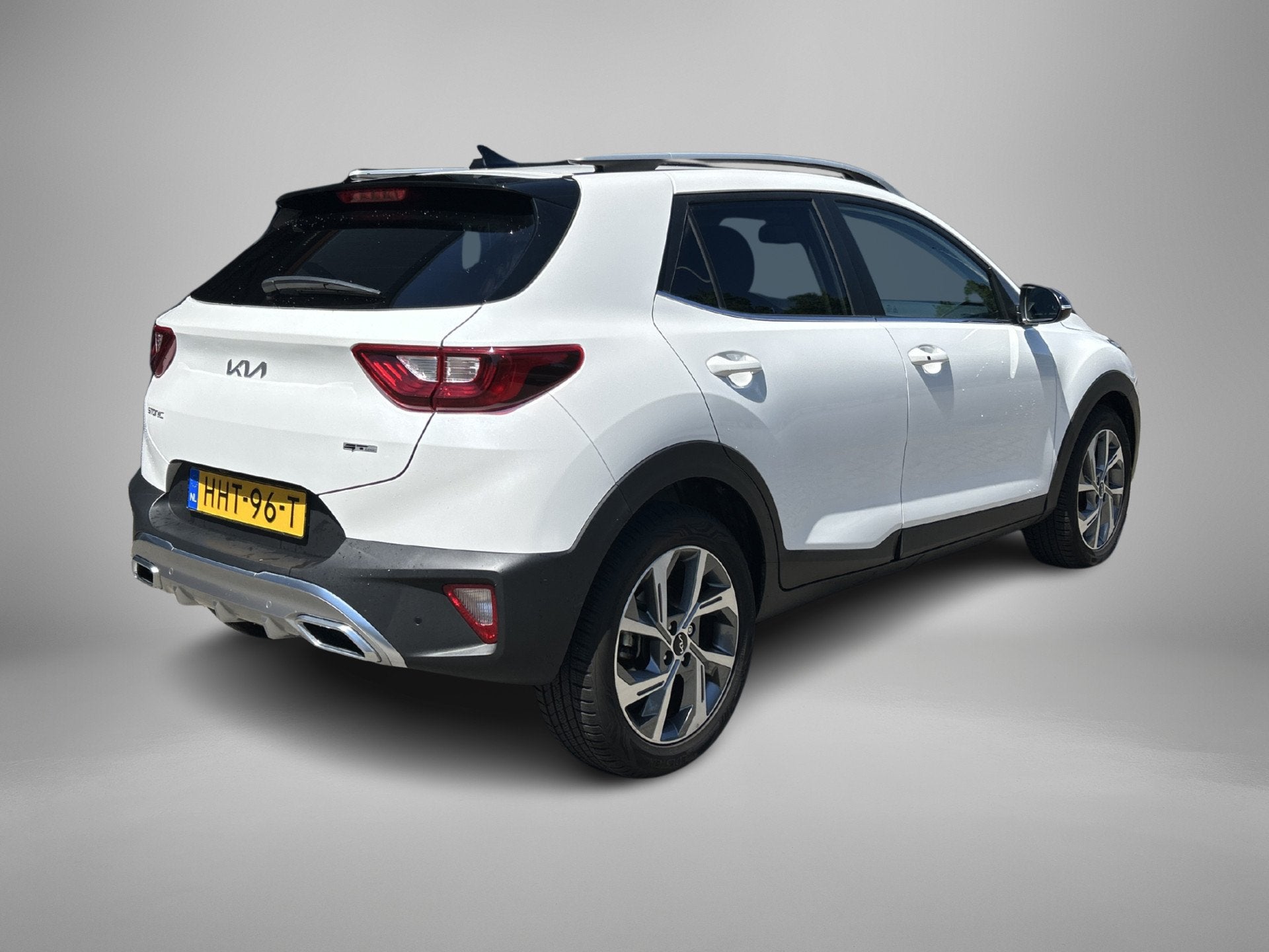Kia Stonic 1.0 T-GDi MHEV GT-PlusLine (bj 2025, automaat), Auto's, Leder en Stof, Wit, Origineel Nederlands, Bedrijf