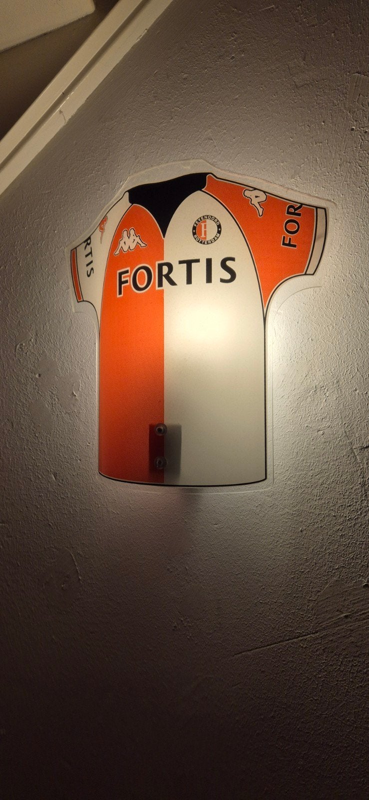 Feyenoord wandlamp, Ophalen of Verzenden, Zo goed als nieuw, Feyenoord