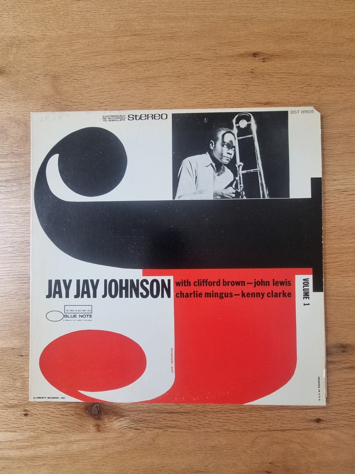 J J Johnson volume 1. blue note 70s persing lp jazz plaat, Ophalen of Verzenden