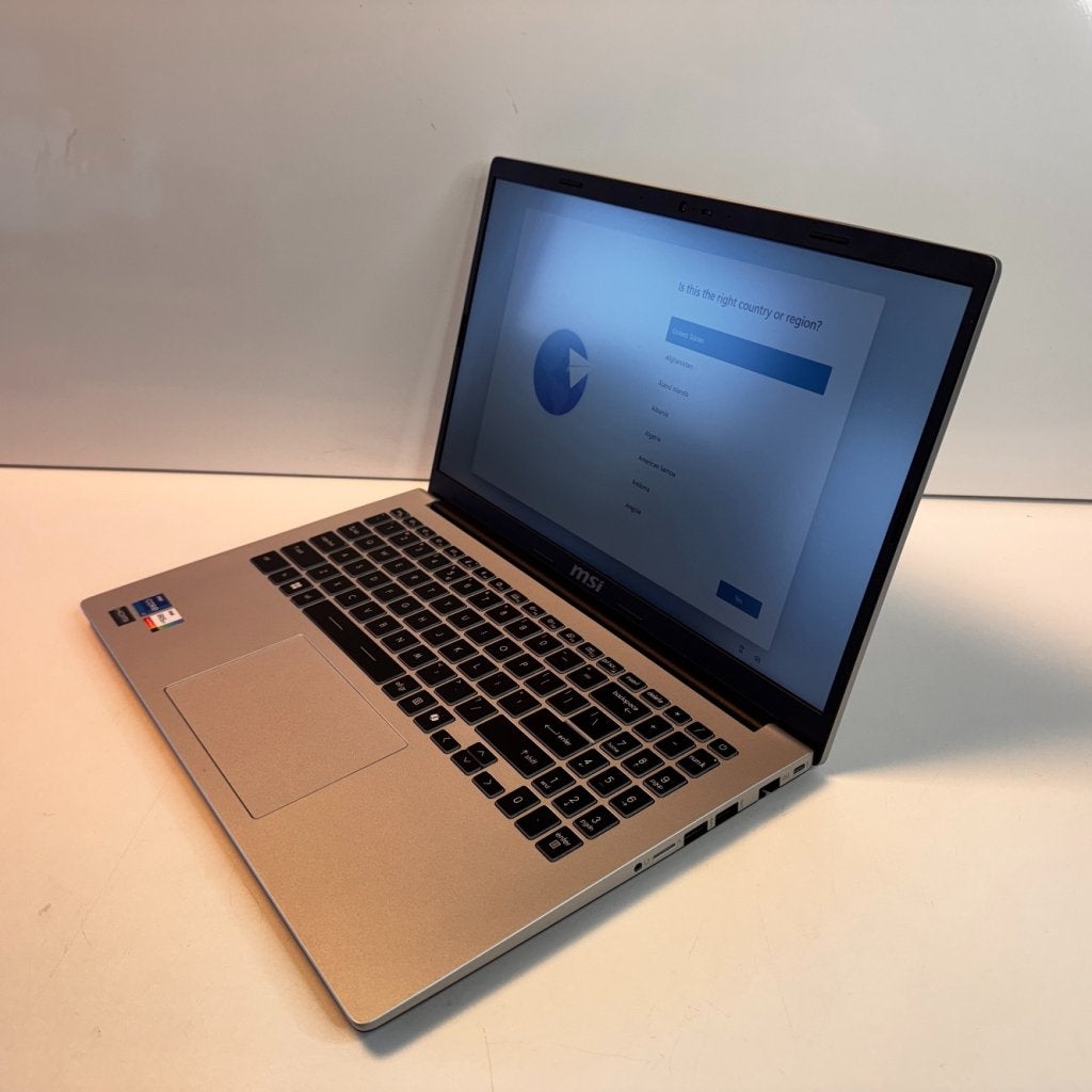 MSI Modern 15 F13MG-017ML 15,6" Laptop | i7 | 16GB | 512GB |, MSI, Zo goed als nieuw, Support@msi.com, No. 69, Lide St., Zhonghe Dist.
New Taipei City 235
Taiwan