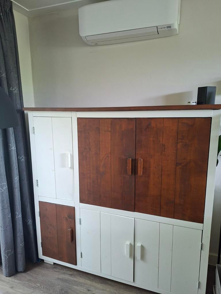 Hoge kast/Tv kast, Ophalen, 25 tot 50 cm, Minder dan 150 cm, Minder dan 100 cm