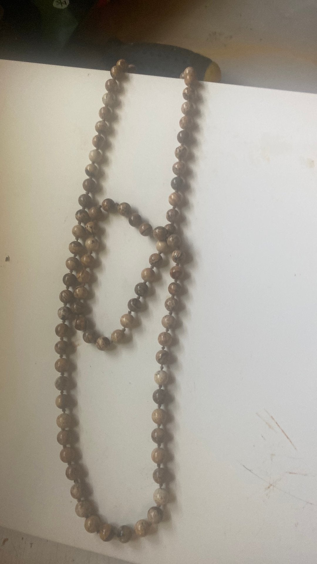 Barnsteen ketting, Sieraden, Tassen en Uiterlijk, Kettingen, Ophalen of Verzenden, Zo goed als nieuw, Bruin, Steen of Mineraal