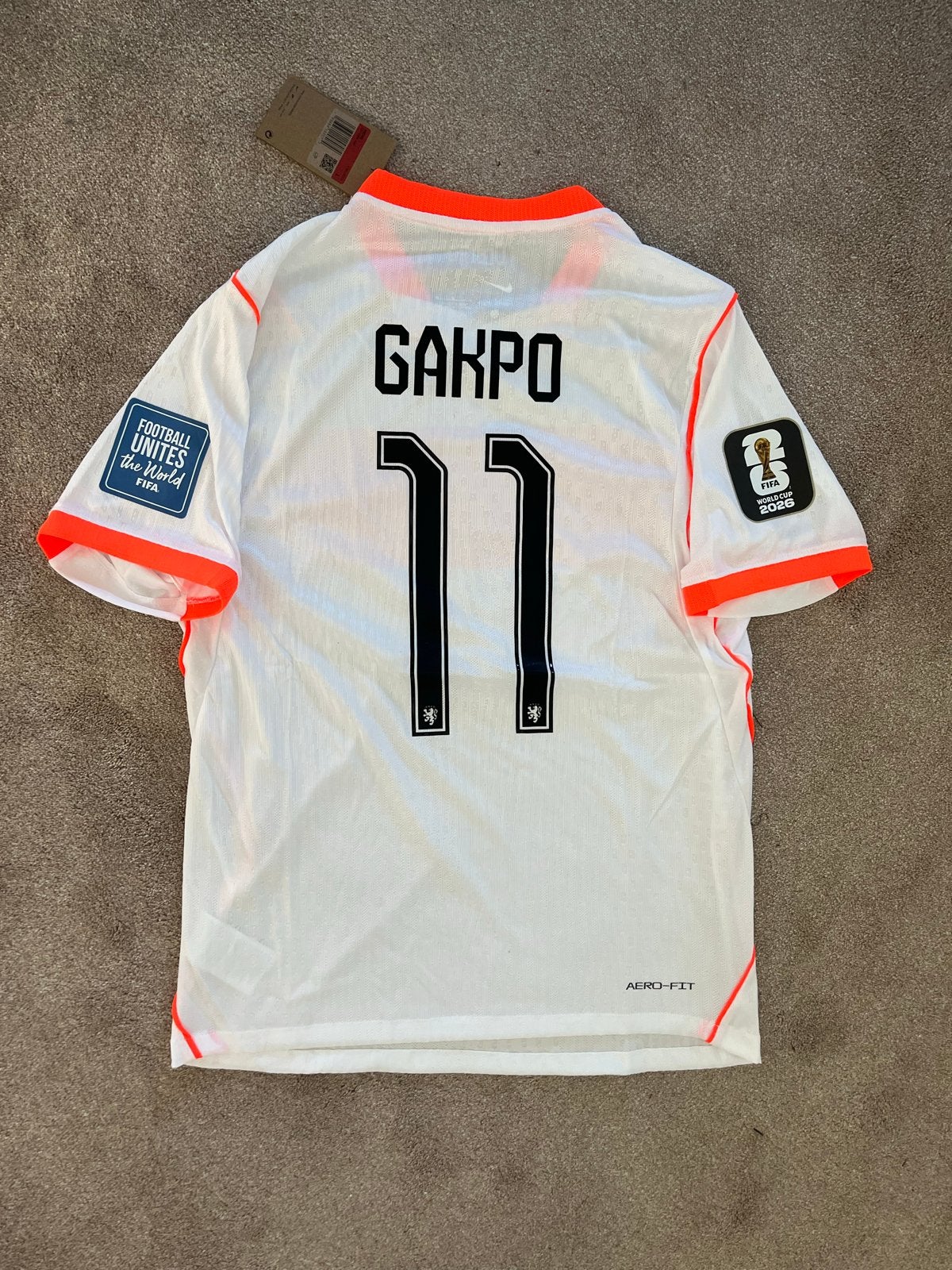 Oranje WK 2026 uitshirt Gakpo #11 - Maat L, Maat L, Ophalen of Verzenden, Nieuw, Shirt