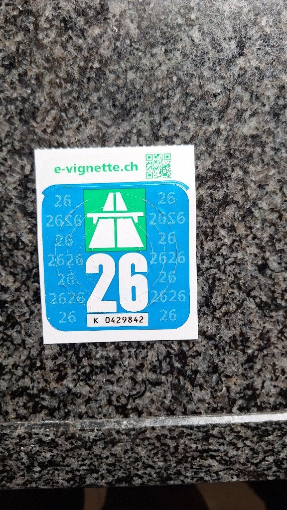 Vignet Zwitserland 2026, Tickets en Kaartjes, Autovignetten, Drie personen of meer