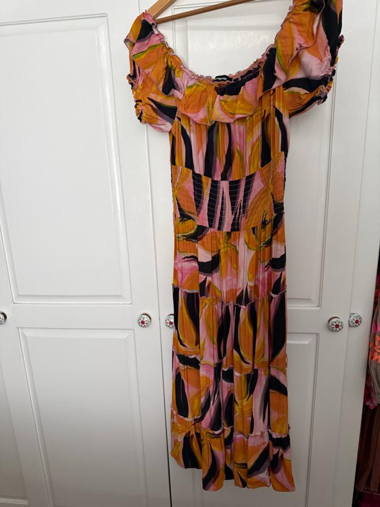 Mooie Desigual zomerjurk XL (44/46) nieuw, Ophalen of Verzenden, Nieuw, Overige kleuren, Jurk