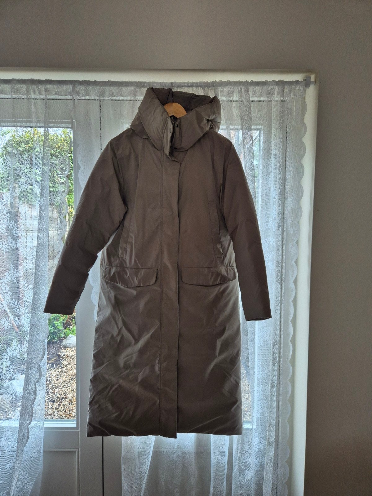 Elvine winterjas maat S (valt als M), Kleding | Dames, Maat 38/40 (M), Beige, Elvine, Ophalen of Verzenden