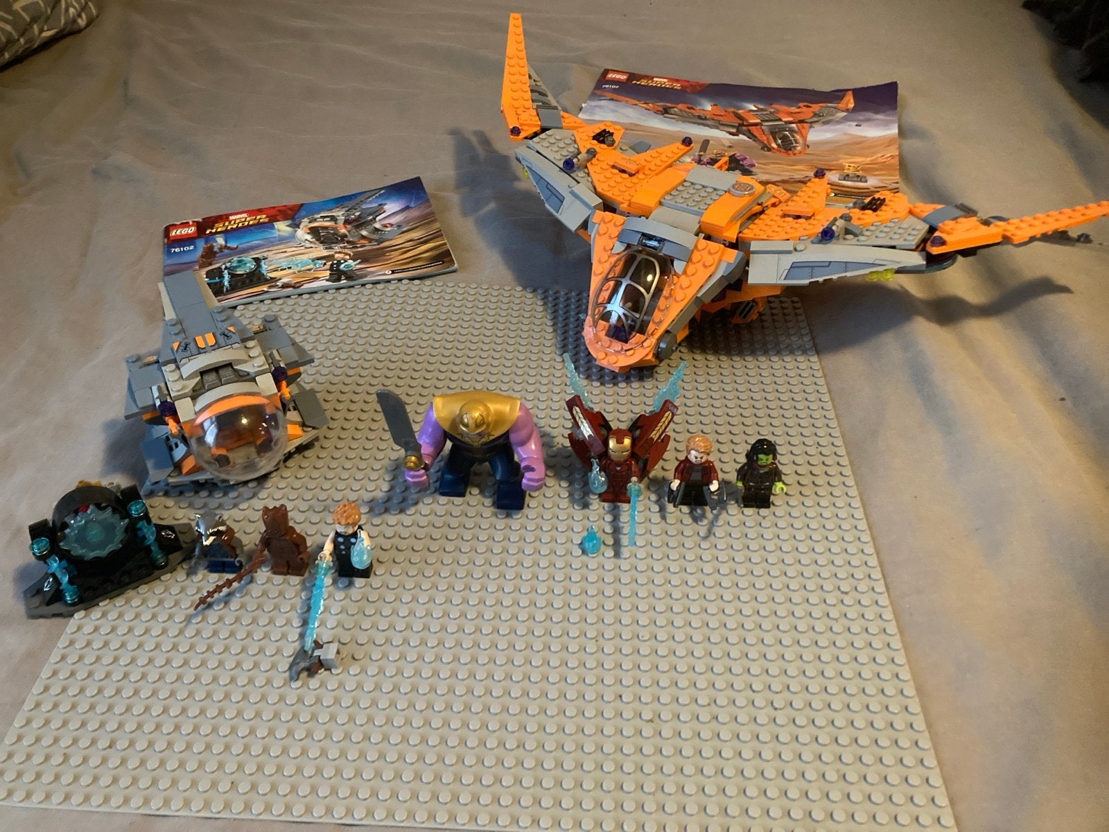 Lego Marvel super heroes infinitywar setbundel 76102 & 76107, Ophalen of Verzenden, Gebruikt, Overige merken
