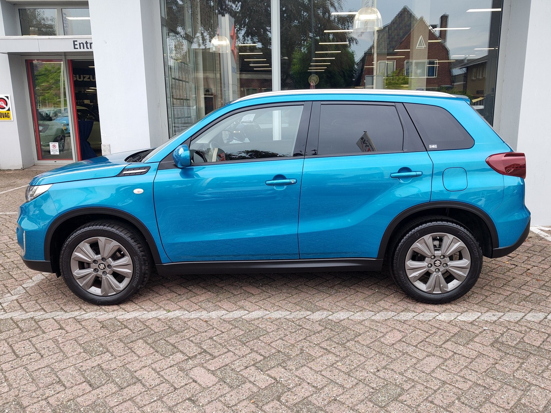 Suzuki Vitara 1.4 BOOSTERJET SMART HYBRID SELECT Navi | Came, Auto's, Suzuki, 12 maanden, Stof, Gebruikt, Zwart