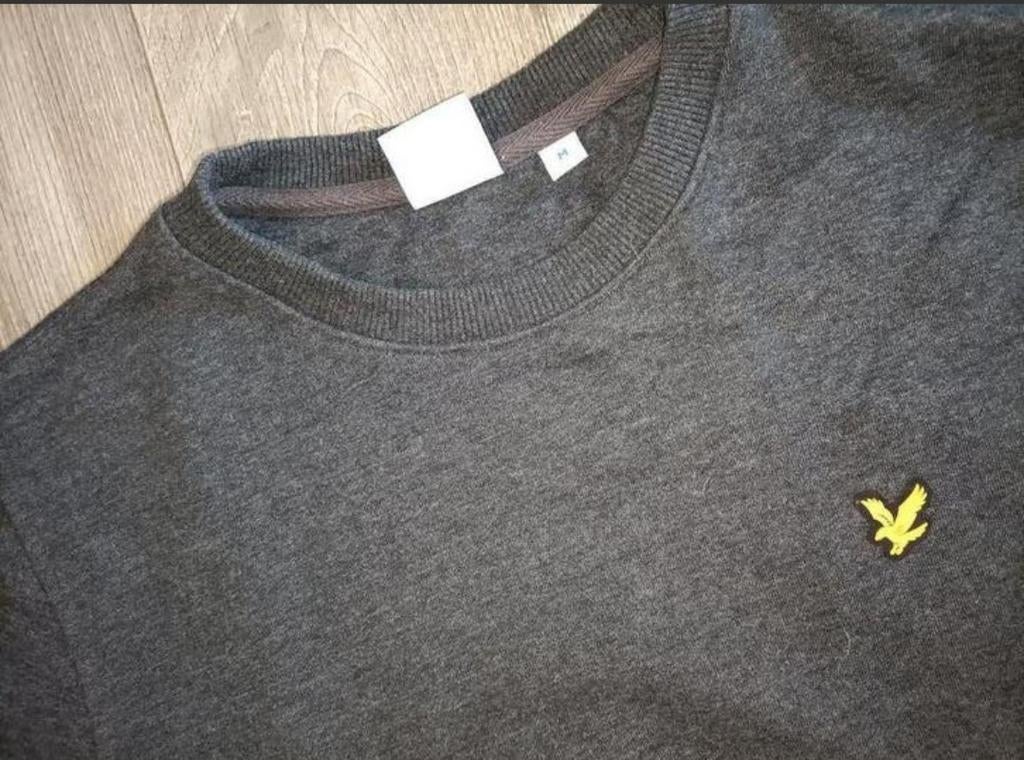 🧔sweater van lyle &  scott maat S🧔, Verzenden, Zo goed als nieuw, Lyle & Scott, Grijs