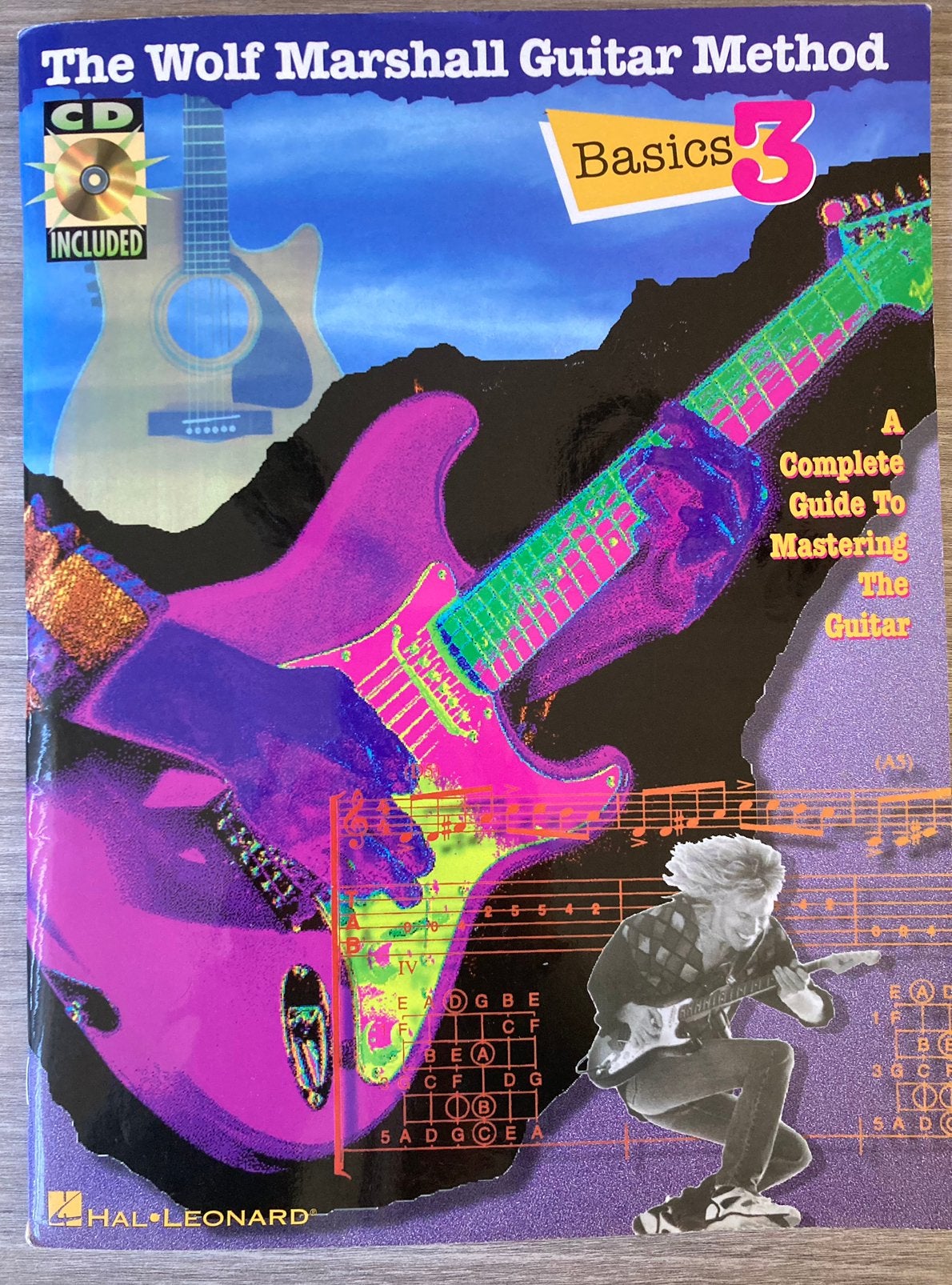 De Wolf Marshall Guitar Method Basics 3 + CD, Ophalen of Verzenden, Zo goed als nieuw, Les of Cursus, Gitaar