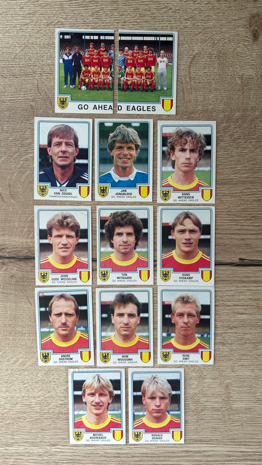 Panini Voetbal 86 plaatjes Go Ahead Eagles 13, Verzenden, Zo goed als nieuw, Meerdere plaatjes