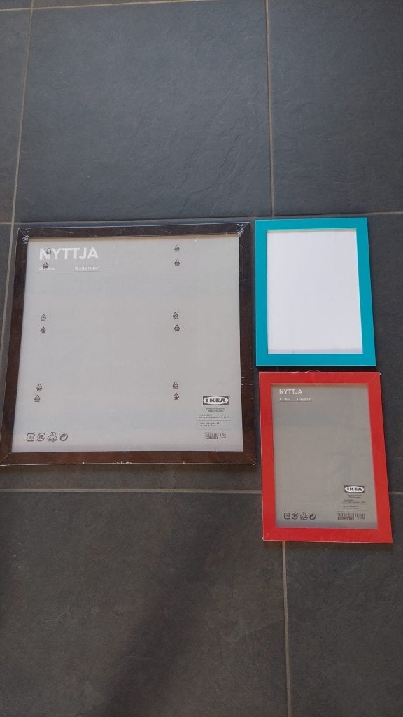 3 Foto lijsten IKEA - nieuw - diverse maten, Ophalen, Overige typen, Nieuw, Hout