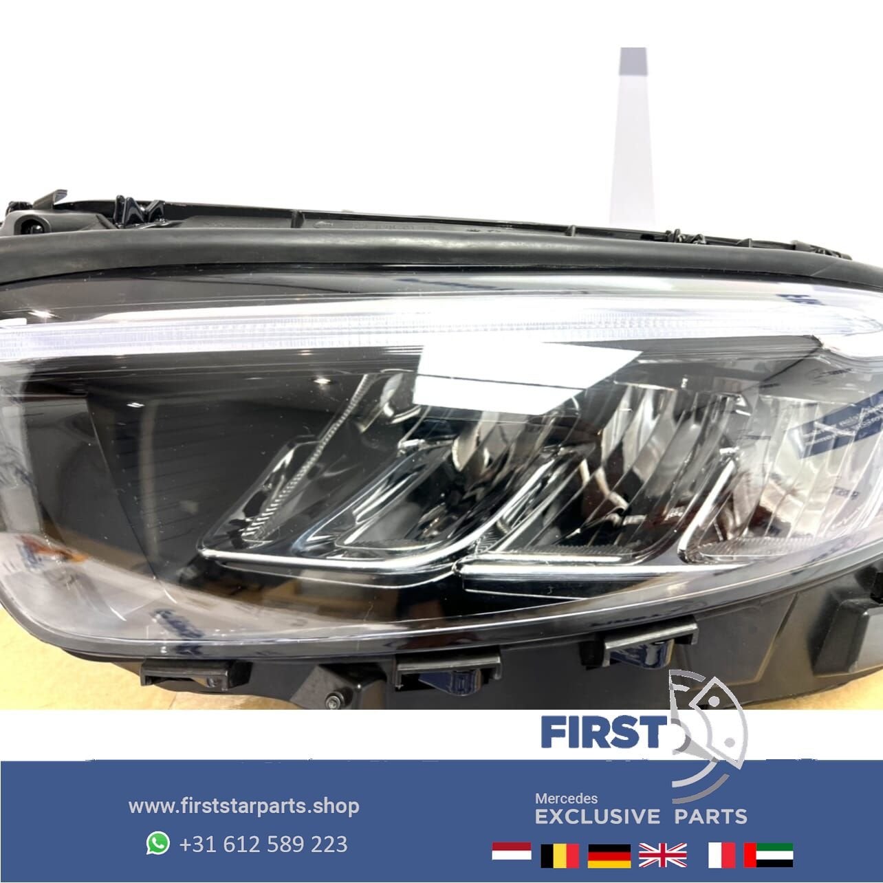 A1779065104 W177 FACELIFT A35 A45 AMG HALF LED KOPLAMP LINKS, Gebruikt, -, Ophalen of Verzenden, -