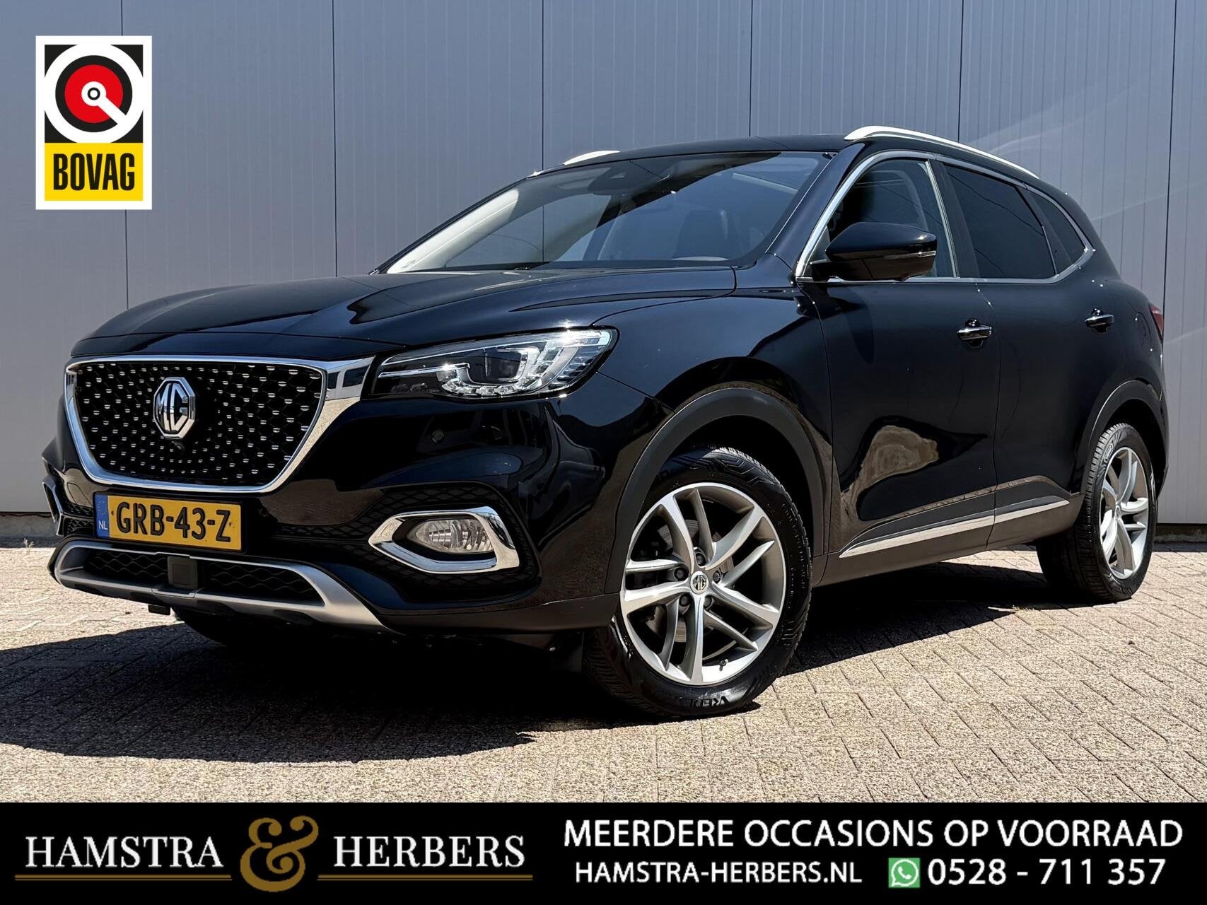 MG EHS 1.5 TGDI Luxury zwart, mooie wagen!, Auto's, MG, Gebruikt, Euro 6, 4 cilinders, 258 pk