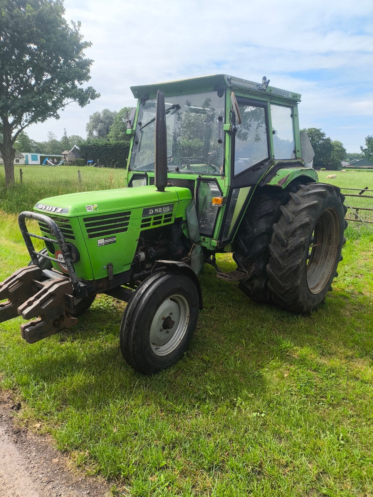 Deutz D 5206 Tractor met afneembare dubbel lucht, Zakelijke goederen, Agrarisch | Tractoren, Deutz - Fahr, Tot 2500, Oldtimer
