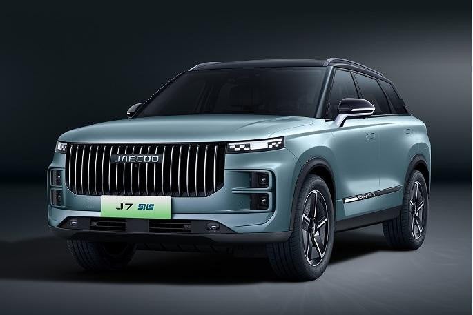 Jaecoo 7 1.5 GDI SHS-P Exclusive Two-Tone / Panoramisch schu, Auto's, Overige Auto's, 12 maanden, 347 pk, Plug-in hybride, Bedrijf