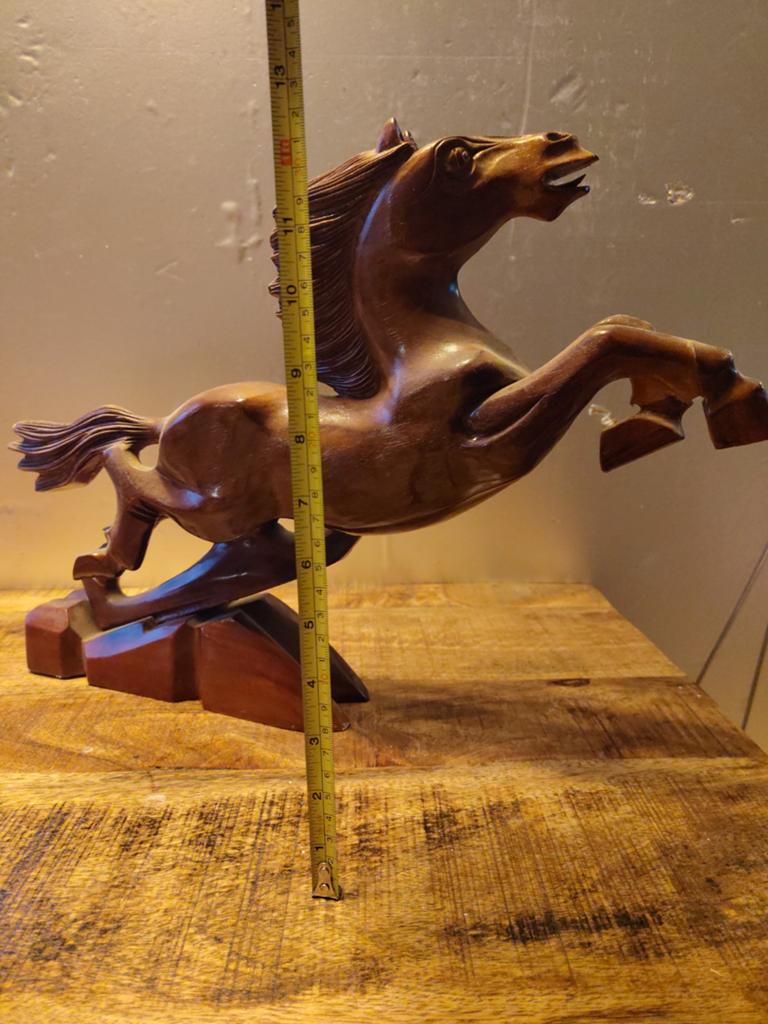 Houten beeld paard, Antiek en Kunst, Kunst | Beelden en Houtsnijwerken, Ophalen