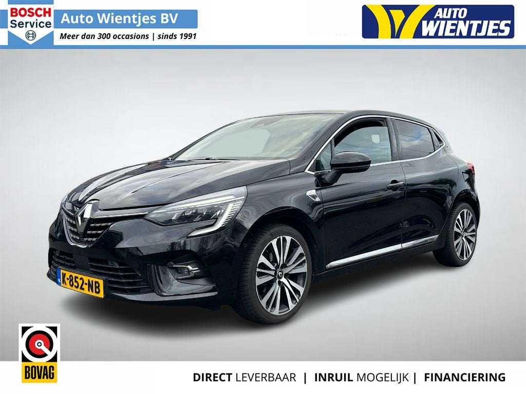 Renault Clio 1.0 TCe | Initiale Paris 5-Drs | Leer | Navi |, Auto's, Voorwielaandrijving, Gebruikt, Bedrijf, 3 cilinders