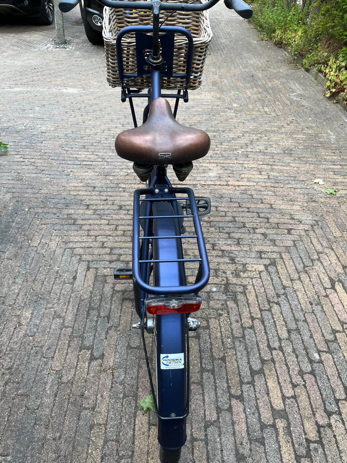Damesfiets met terugtraprem en mandje - Prima staat, Terugtraprem, Ophalen, Overige merken, 53 tot 56 cm