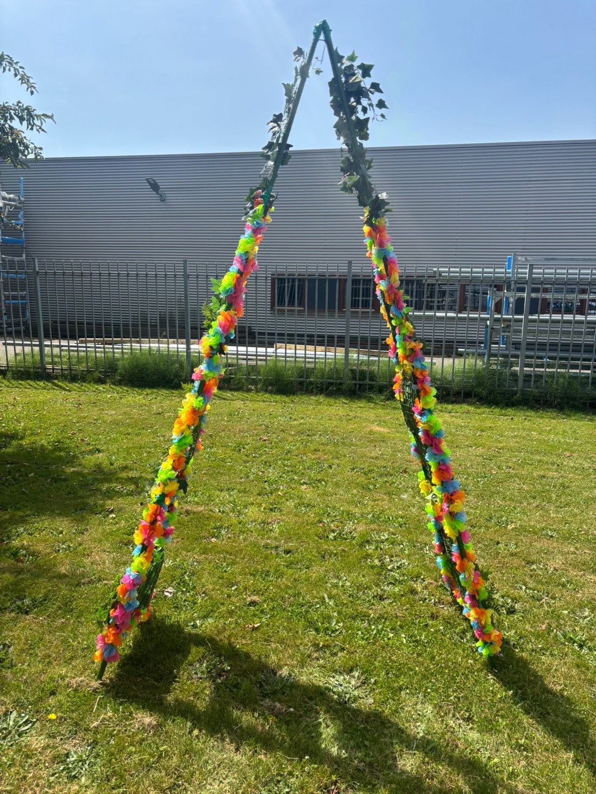 Decoratie boog feest versiering hawai zomer inklapbaar, Ophalen, Zo goed als nieuw, Versiering