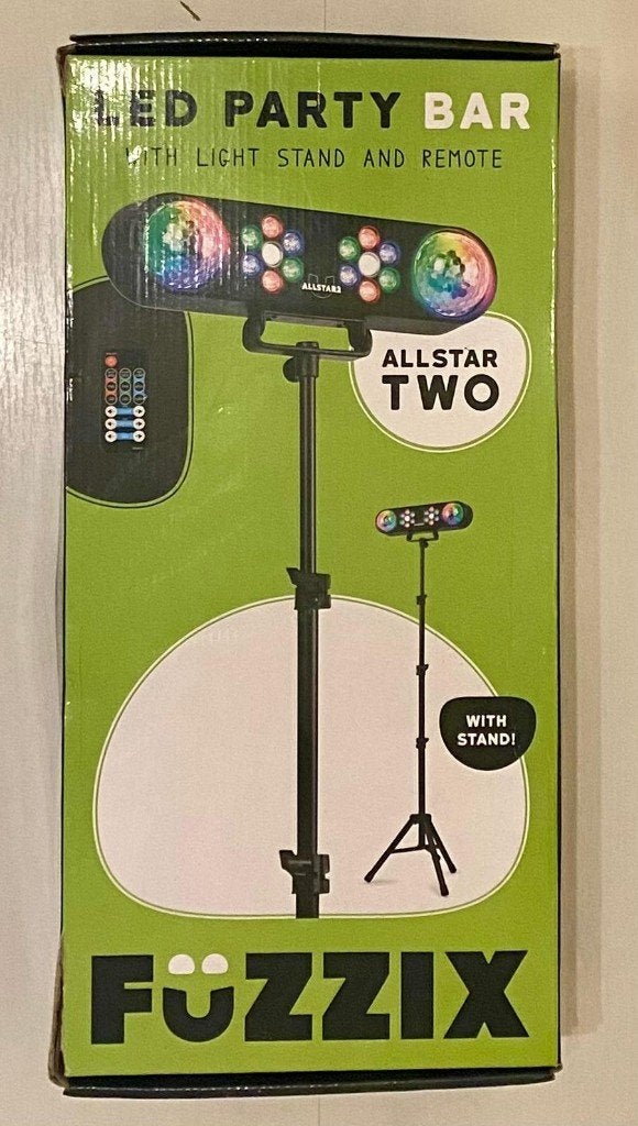 FUZZIX LED Party Bar  Disco verlichting – Allstar Two – ZGAN, Ophalen of Verzenden, Zo goed als nieuw, Licht, Geluidgestuurd