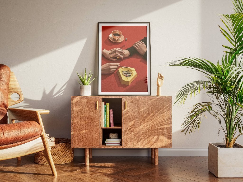Modern Art Print | Henrik Bülow "First Date" | 30x40 cm, Rechthoekig Staand, Nieuw, Ophalen of Verzenden, A1 t/m A3