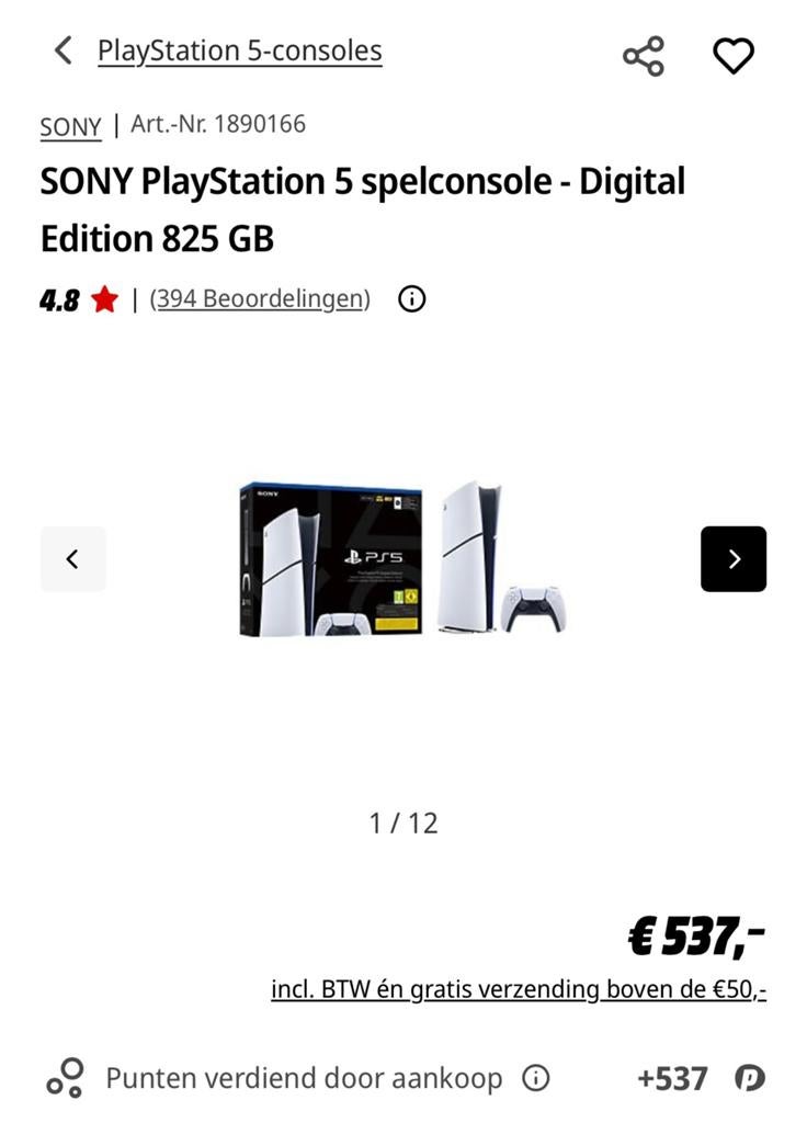 PS5 controller + doos, Ophalen