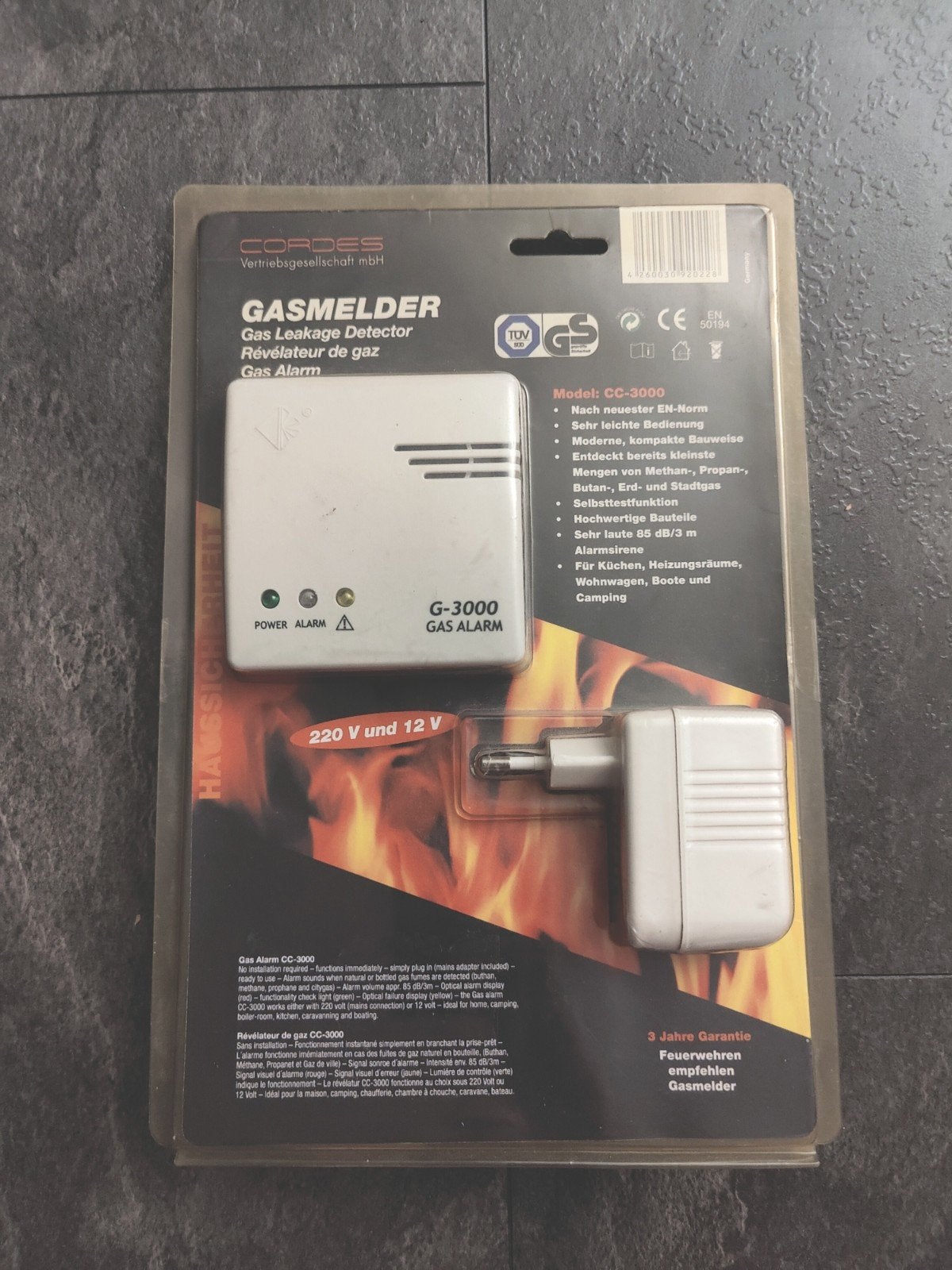 Cordes G-3000 Gasmelder - Nieuw in verpakking, Ophalen of Verzenden, Nieuw, Overige soorten