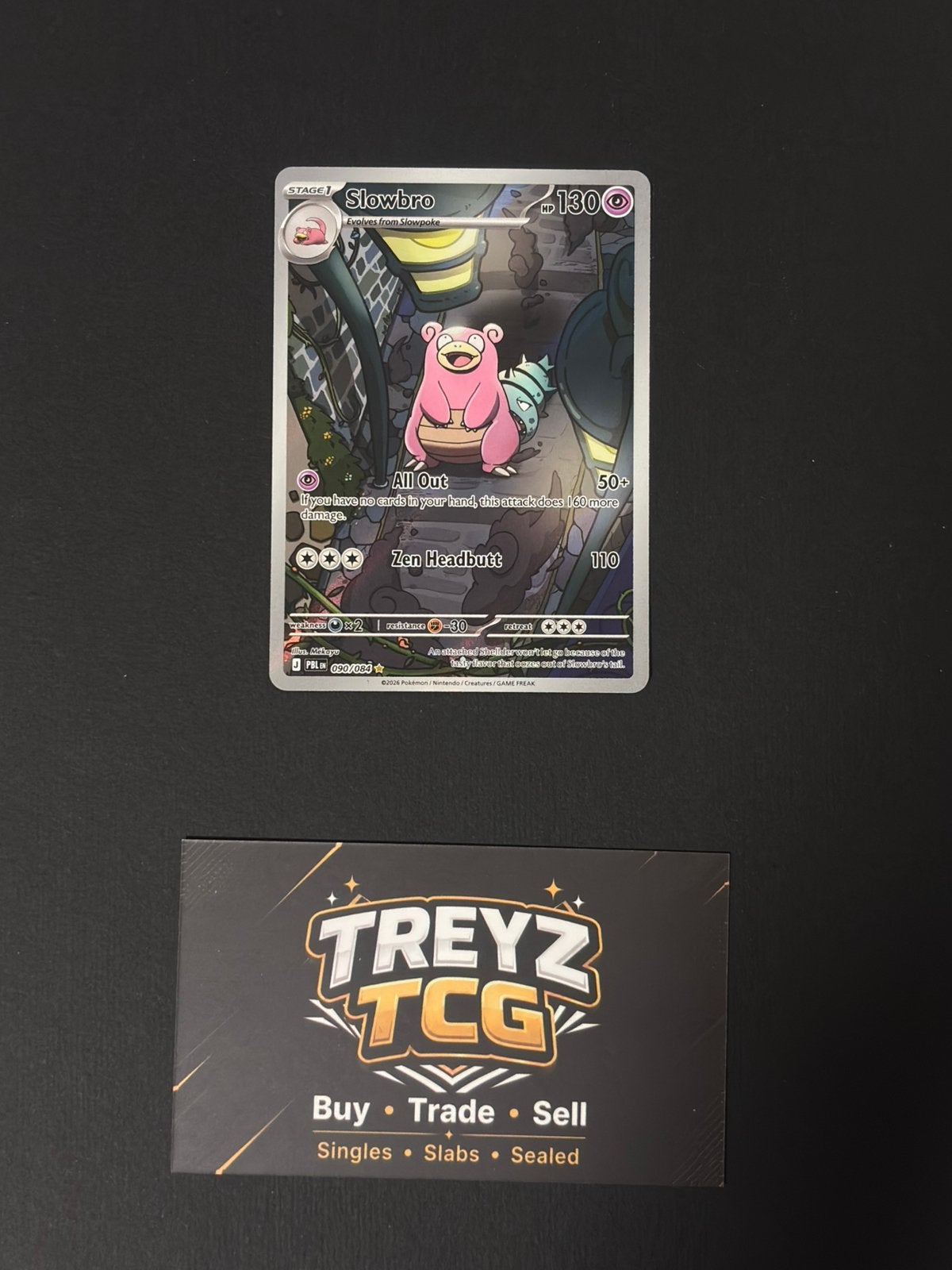 Slowbro 090/184 Pokemon Pitch Black Mega Evolution, Verzenden, Nieuw, Losse kaart