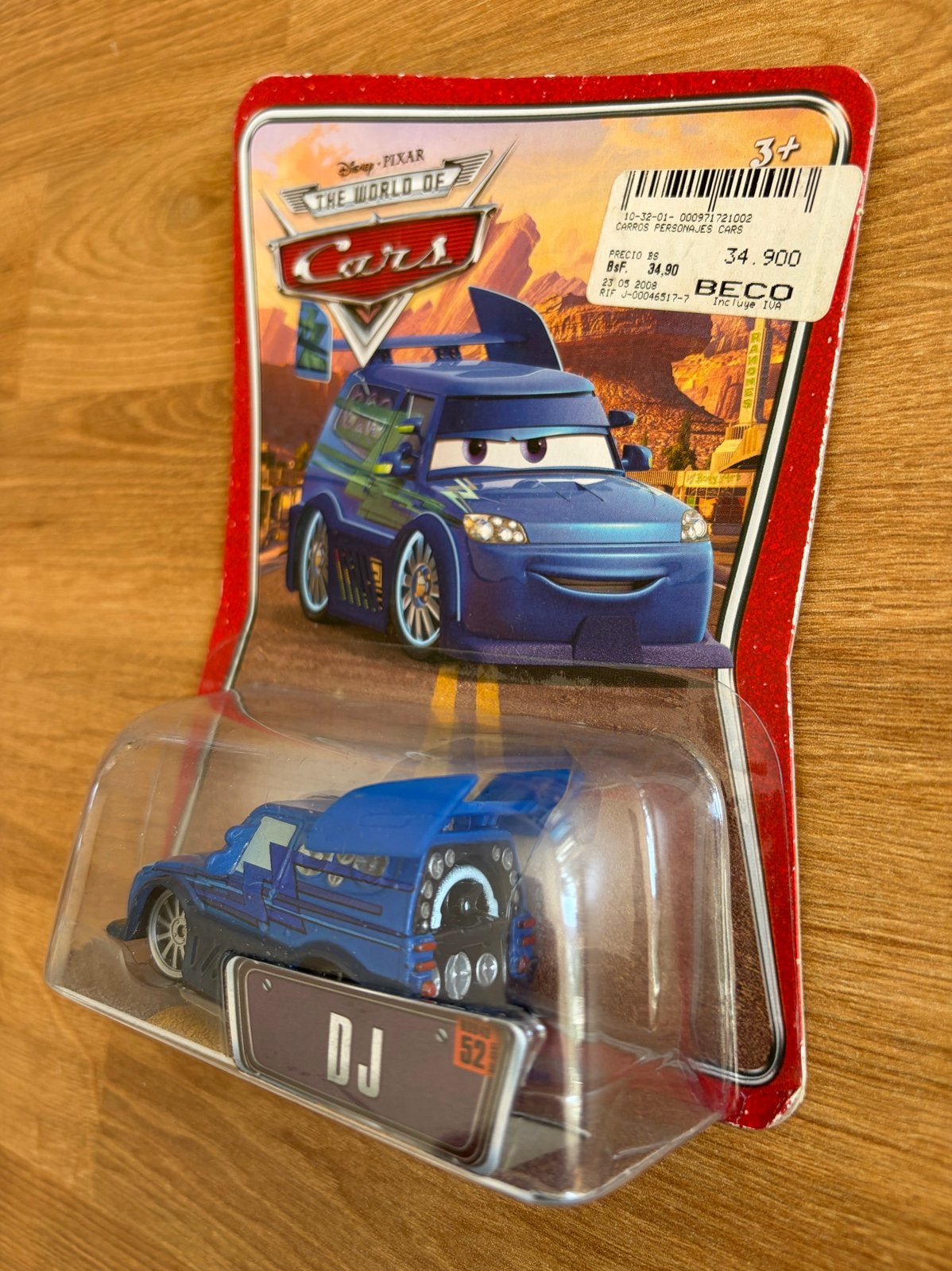 Disney Pixar Cars DJ Diecast Model - Nieuw in verpakking, Verzamelen, Disney, Ophalen of Verzenden, Nieuw