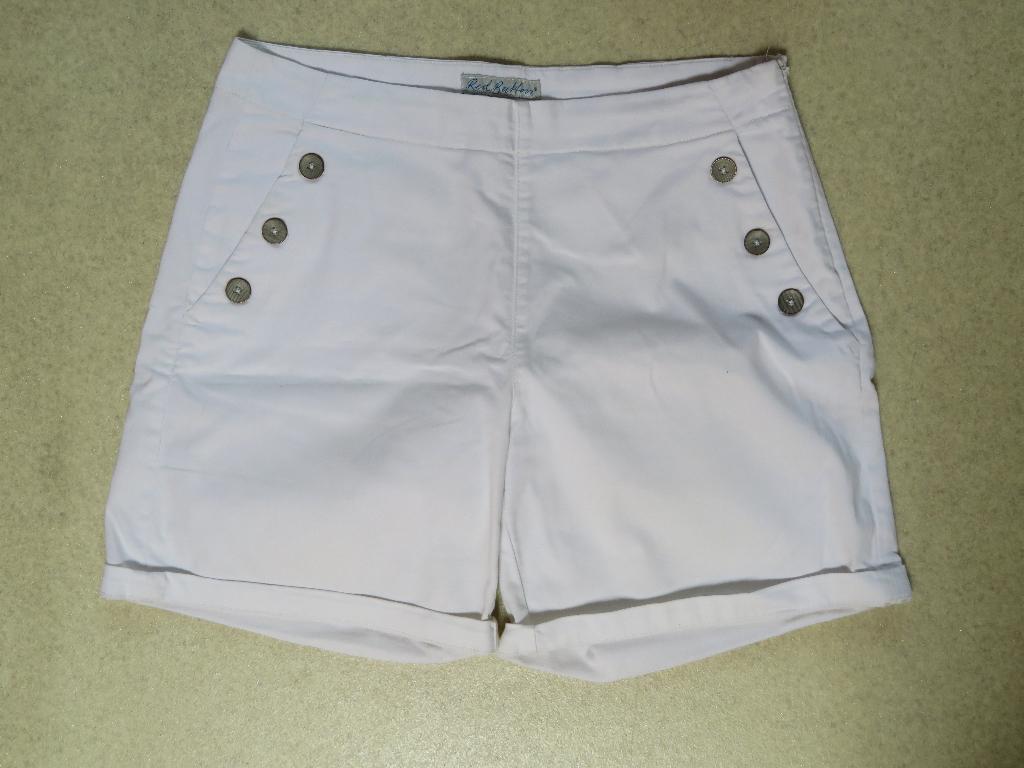 X13 RED BUTTON nieuwe korte broek short wit maat 38, Maat 38/40 (M), Kort, Wit, Nieuw