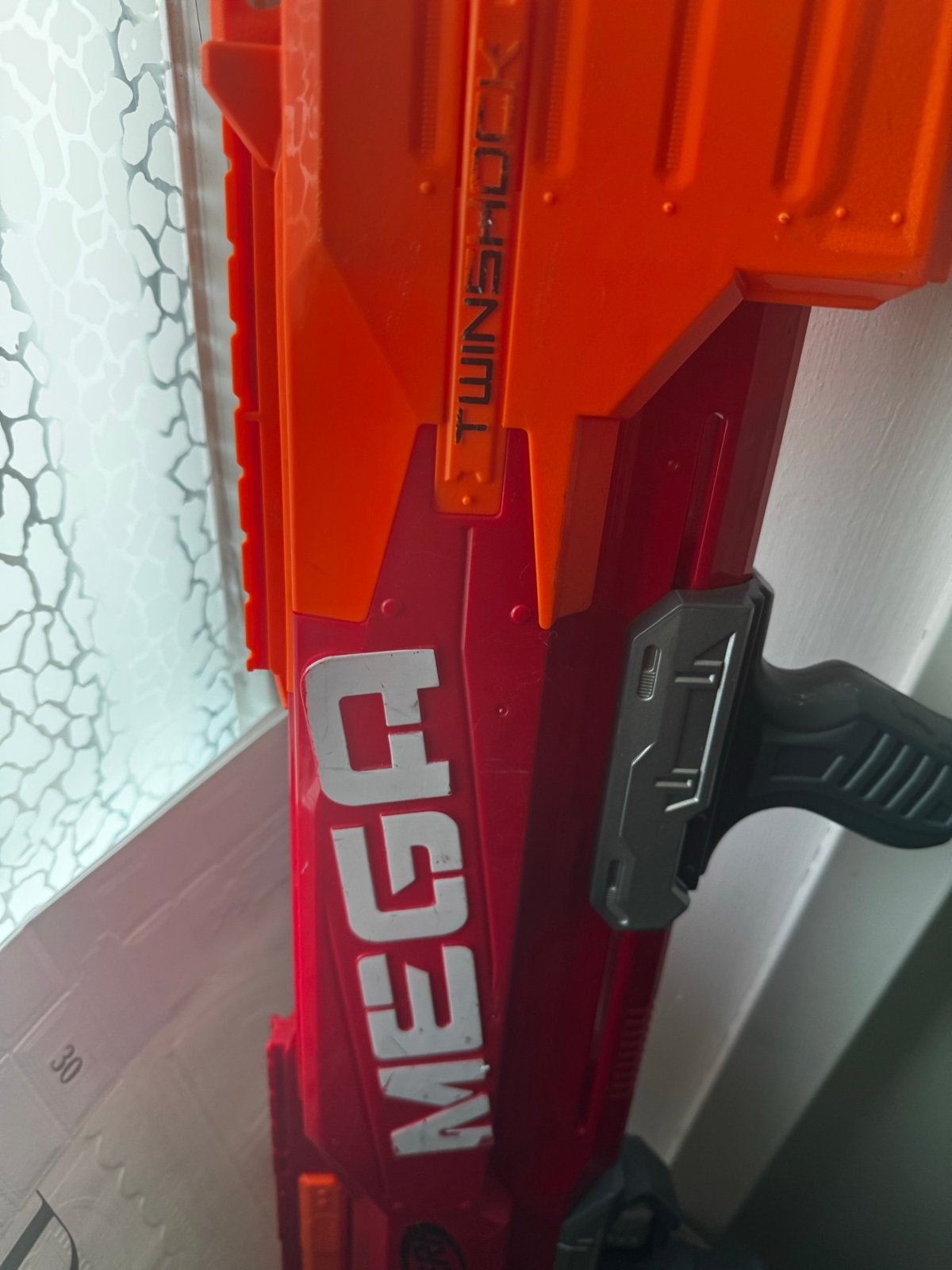 Nerf Mega Twinshock Blaster, Ophalen of Verzenden, Gebruikt, Jongen of Meisje